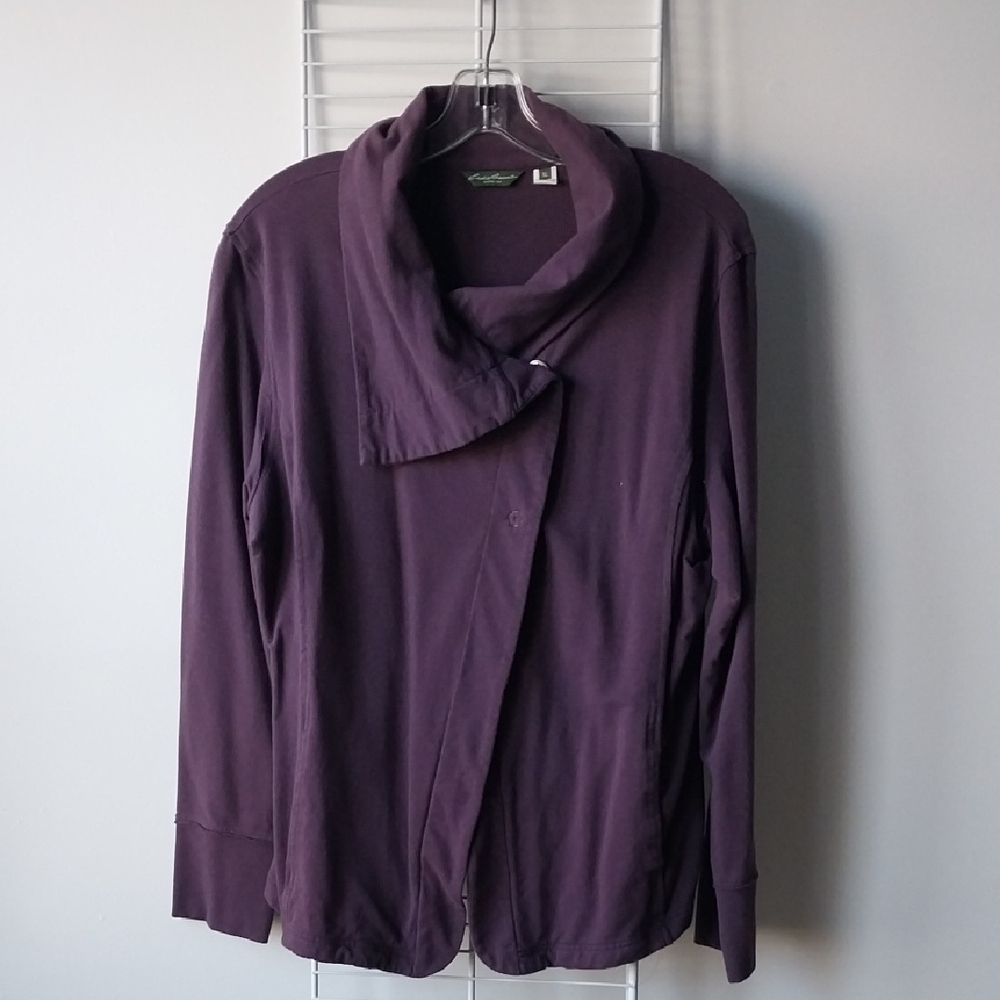Eddie Bauer Purple Long Sleeve Shirt